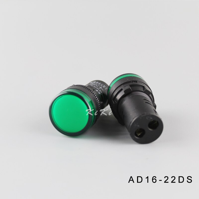 Green high brightness LED Light 220V Signal Lamp Electric Cabinet use pilot lamp 10pcs/Lot Indicator Light