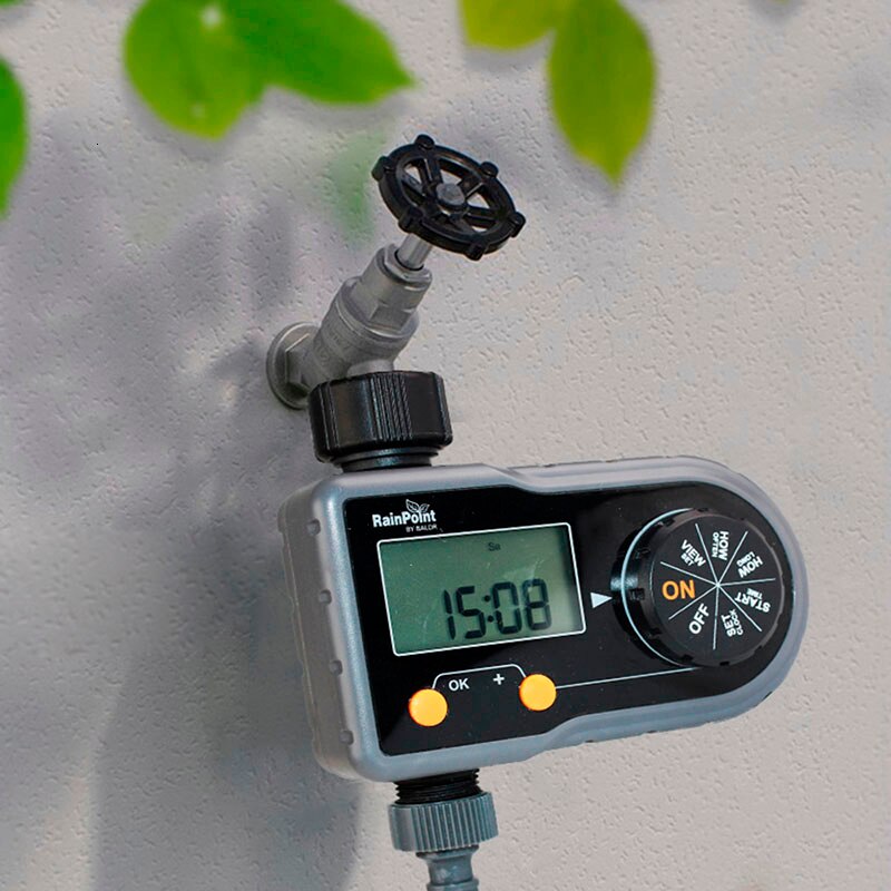 Digital Garden Water Timer Single Outlet Automatic Drip Tap Hose Timer LCD Irrigation Controller For Watering Irrigation System