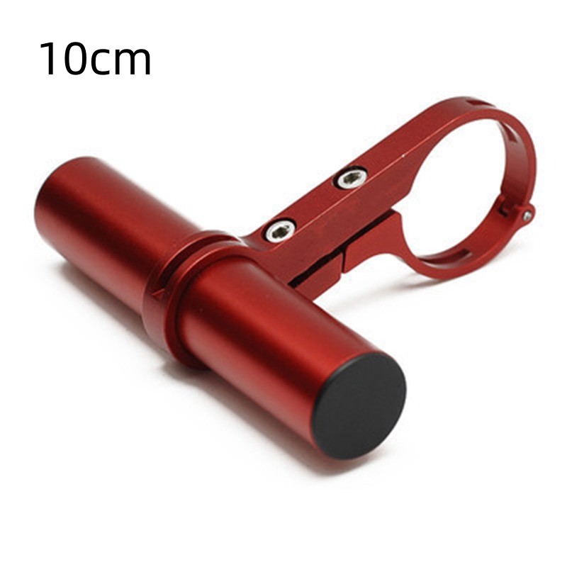 Extensor de manillar de patinete eléctrico, soporte de montaje de luz de bocina, adaptador elevador de manillar, lámpara de bicicleta, accesorios de linterna: Blanco