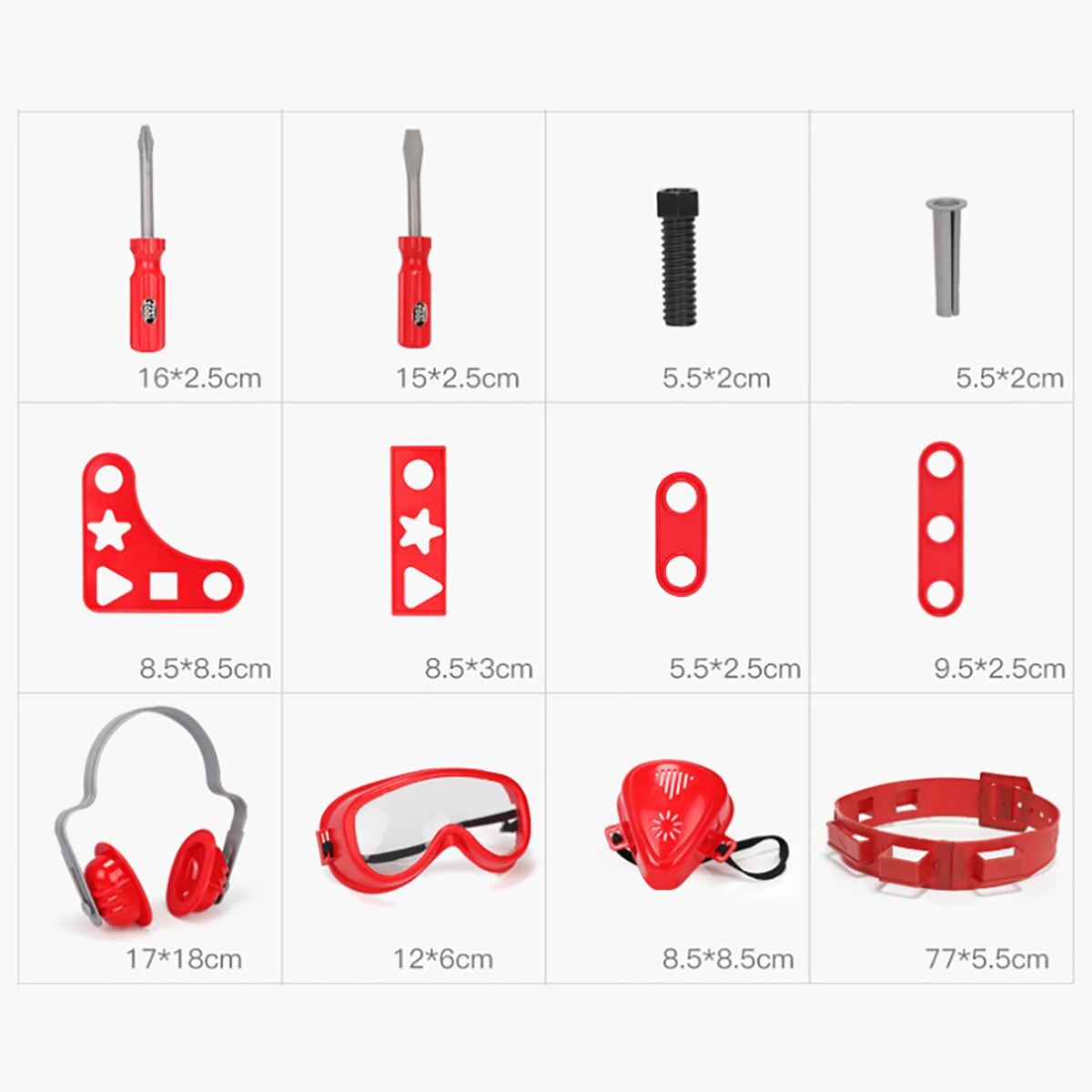 freundlicher Werkzeugkasten Ingenieur Simulation Reparatur Werkzeuge Spielzeug Ax Zimmerei Bohrer Schraubendreher Reparatur Bausatz Spielen Spielzeug einstellen für freundlicher