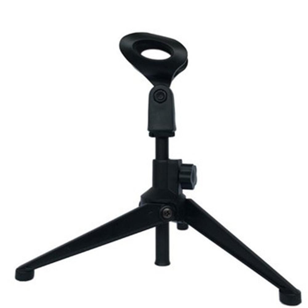 Microphone holder desktop tripod stand wired wireless microphone stand E300 stand desktop microphone stand: Default Title