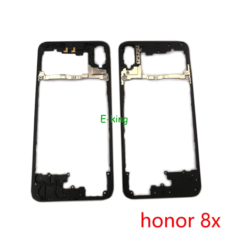 Carcaça dianteira para huawei honor 8x lcd interna moldura suporte carcaça substituição reparo partes