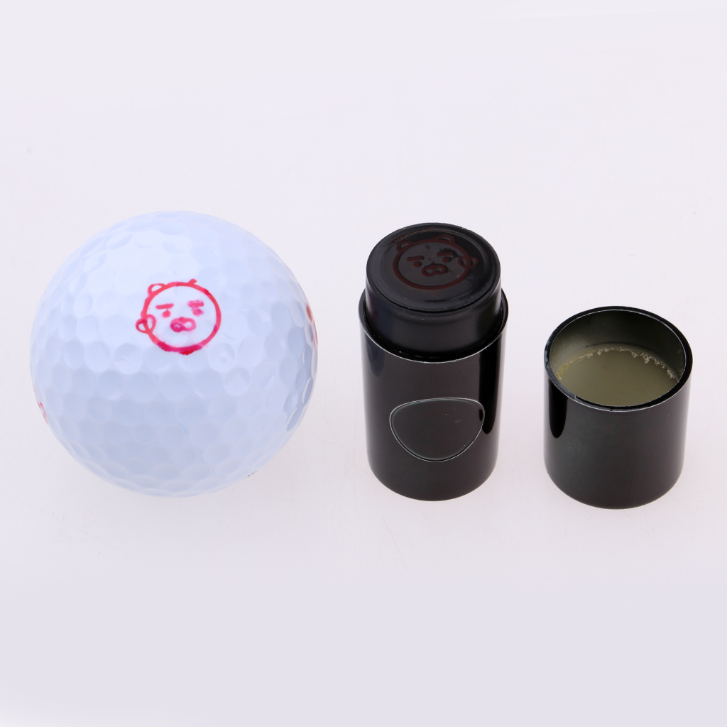 Hurtigtørrende golfboldstempel markør golfboldsymbol golfboldindtryk golfboldstempelstempel - forskellige designs