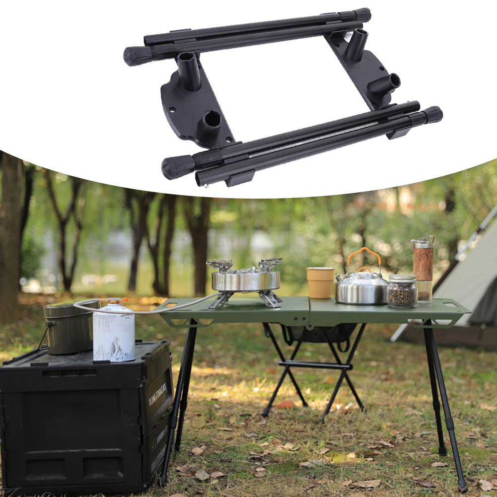 Folding Workbench Legs Metal Foldable Furniture Legs Adjustable Height Coffee Table Legs DIY Camping Equipment Outdoor Travel