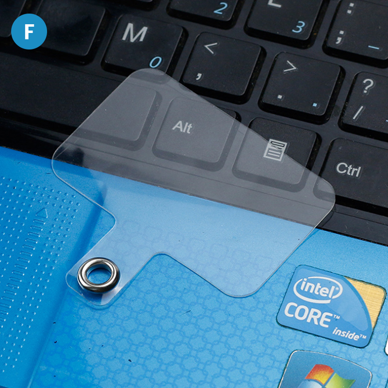 Ingebouwde Telefoon Geval Lanyard Vaste Clip Patch Universele Telefoon Veiligheid Anti Smartphone Lanyard Assist Tool: F