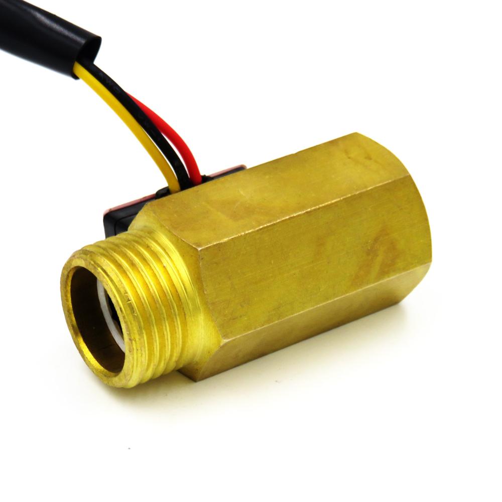 YF-B2 iSentrol Hall Effect Flow Sensor Water 1-25L/min BSP G1/2&quot; Threaded End Quick Connection 3% error Turbine flowmeter