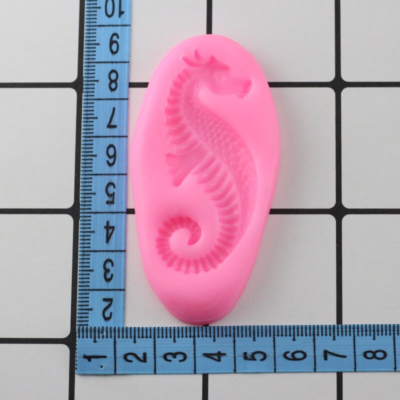 Mujiang 3d merihevonen kakku silikoni fondantti muotti sugarcraft kakun koristelu työkalut karkkia suklaa 3d askartelu saippua hartsi savi muotit