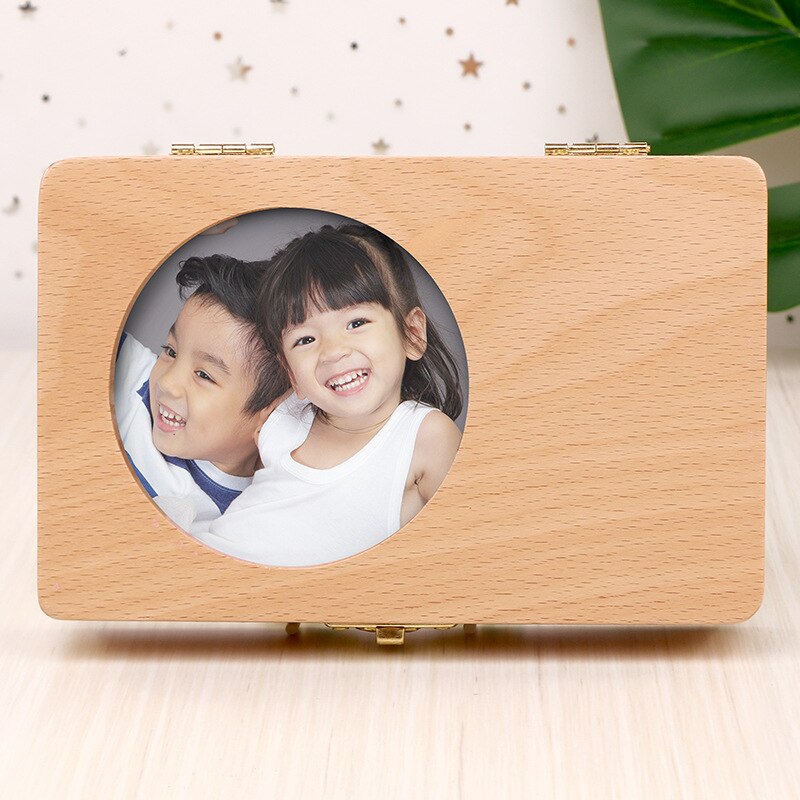 Baby Tanden Doos Medaillon Meisje Jongen Groeiende Permanente Tanden Opbergdoos Baby Lanugo Besparen Gemonteerd Kinderen Tanden Collectebus: Normal Building Blocks No Lettering