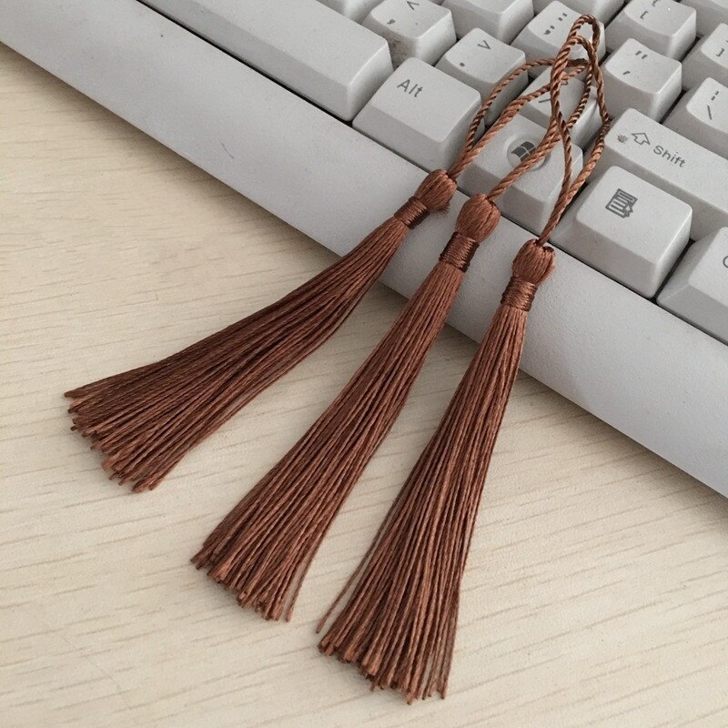 10 sztuk mieszane kolor 14cm jedwabne frędzle fringe szycia Bang zakończenie z frędzlami kluczowe frędzle dla DIY biżuteria naszyjnik chiński węzeł