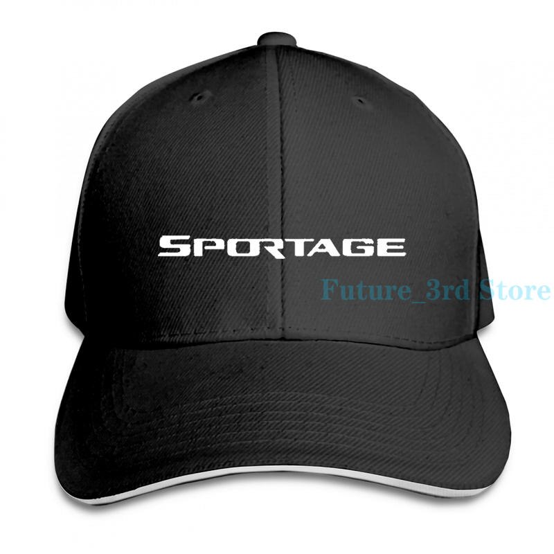 Kia Sportage-gorra de béisbol ajustable para hombre y mujer: 1-Black