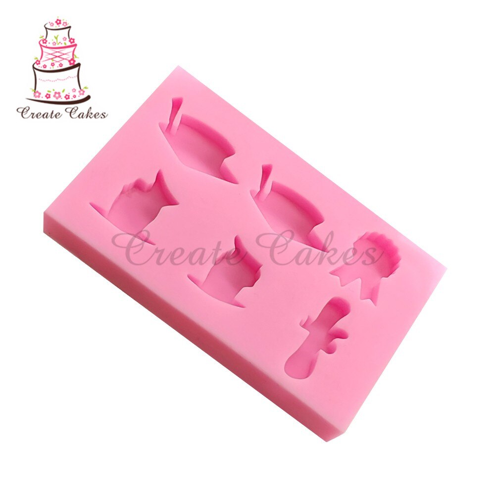 Graduation Mallen Fondant Chocolade Silicone Mold Bakken Wedding Cake Decorating Tool Cake Decorating Mould Cake Tool