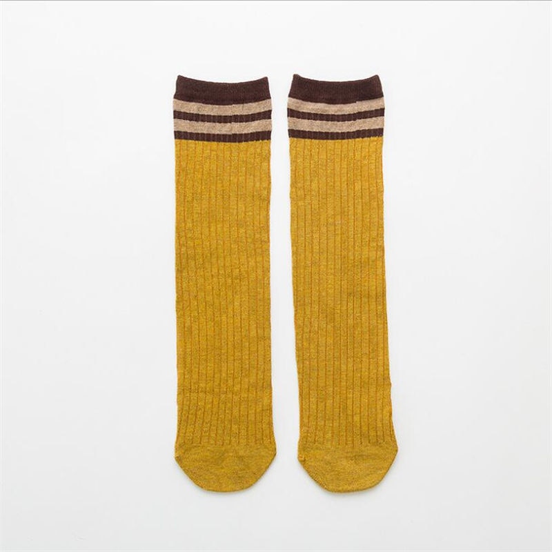 Autumn And Winter Pile of Socks Cotton Tube Female Socks Japanese Striped Breathable Wweat-absorbent ladies Socks