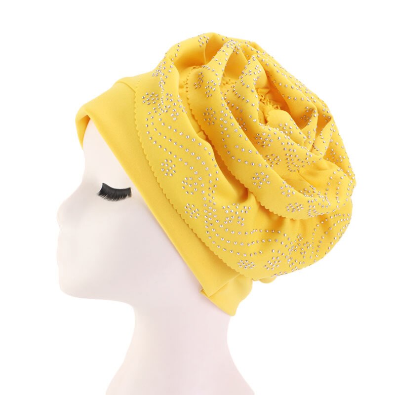 Women Flowers Muslim Turban Bonnet Inner Hijabs So... – Grandado