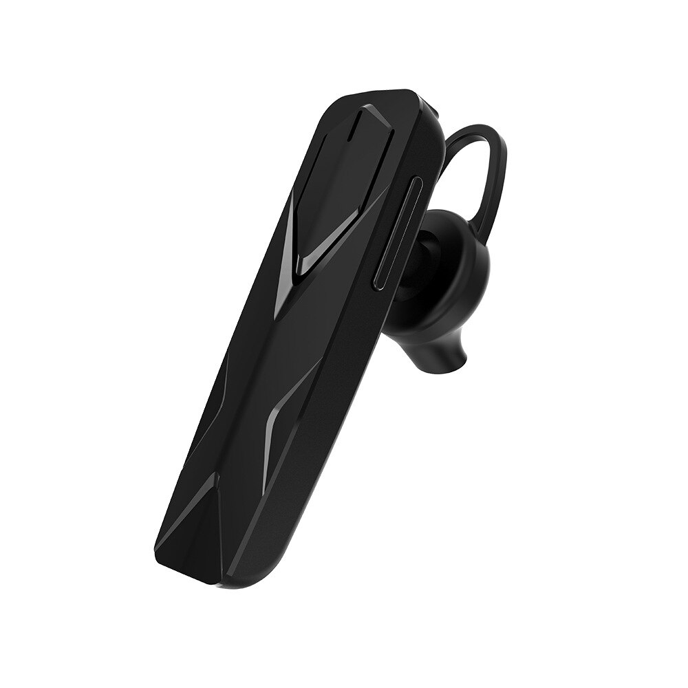 Draadloze Bluetooth Hoofdtelefoon On-Board Oortelefoon Zakelijk Gesprek Single-Ear Langdurige Standby Bluetooth Hoofdtelefoon: black