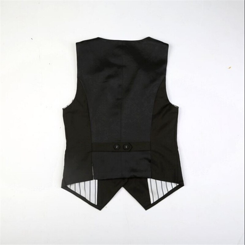 Dress vest kvinner spleis enkelt brystet ermeløs jakke kvinne formell sans manches stripe vester mairuker dress vest  w91167