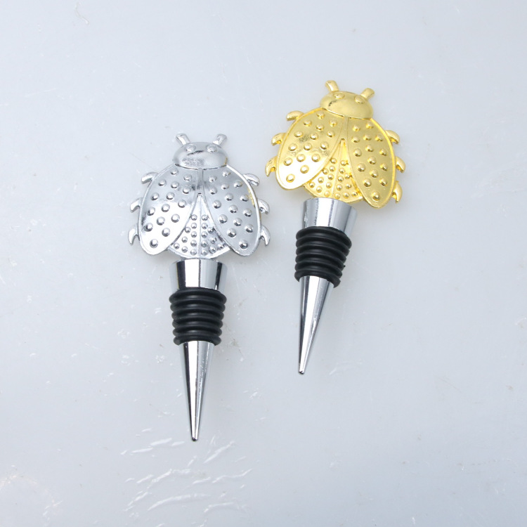 Tapón de botella de vino, rozador /abeja/araña/búho, barra decorativa, corcho de preservación, herramientas selladas al vacío