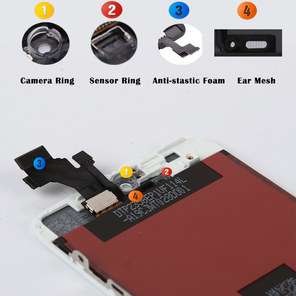 Grade AAA + Lcd-scherm Voor iPhone 4 4 S LCD Touch Screen Digitizer Vervanging Vergadering Compleet Display Voor iPhone4S 4G LCD A1387