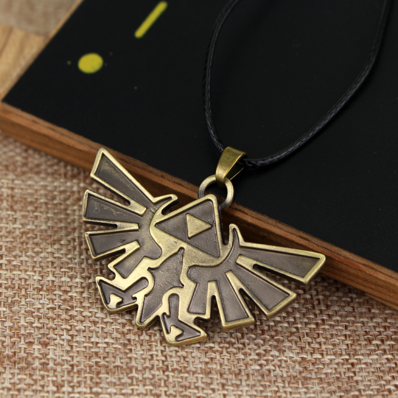 La légende du collier bouclier hylian oeil de Sheikah masque de Majora épée triforce symbole pendentif Zelda larmes du royaume: Multicolore