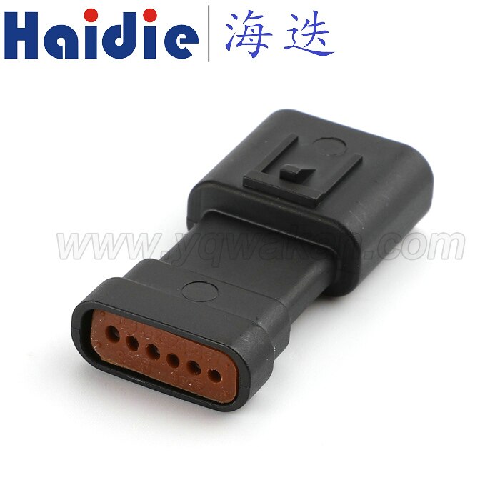 1set male part of 1438153-5, 6pin auto waterproof Air Flowmeter Plug Auto cable connector