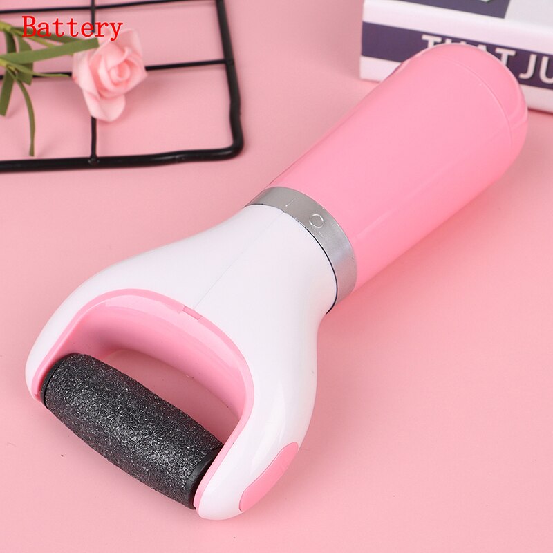 Electric Foot file Care Tool Feet Hard Dead Skin Removal Battery Power Foot USB Exfoliator Heel Callus Remover Pedicure Device: PK1