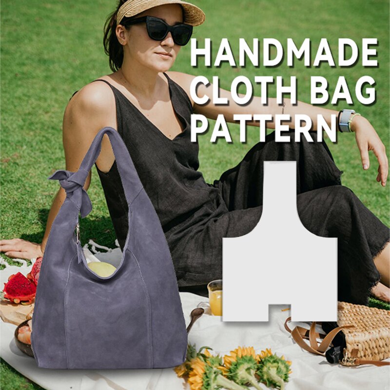 Handmade Hobo Bag Pattern Template Vintage Hobo Handbag Sewing Ruler Sewing Ruler QJY99