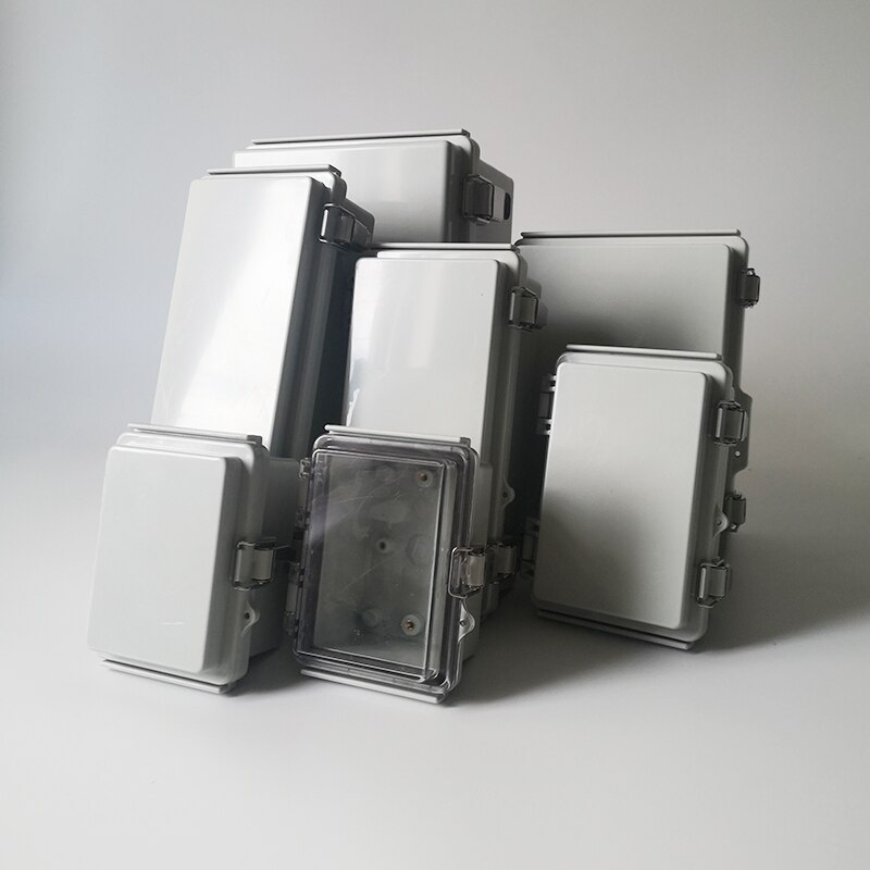 Outdoor waterproof junction box with lock transparent distribution box monitoring power box indoor and outdoor wiring socket box