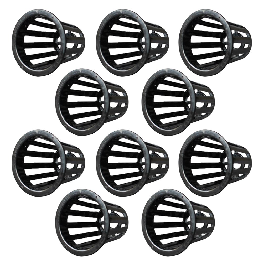 10pcs Plastic Pond Plant Basket Aquarium Aquatic Water Plant Grass Cultivate: E