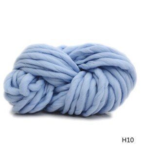 Super Omvangrijk Arm Breien Wol Roving Gebreide Deken Chunky Wol Garen Super Dikke Garen Voor Breien/Haken/Tapijt /hoeden: Black