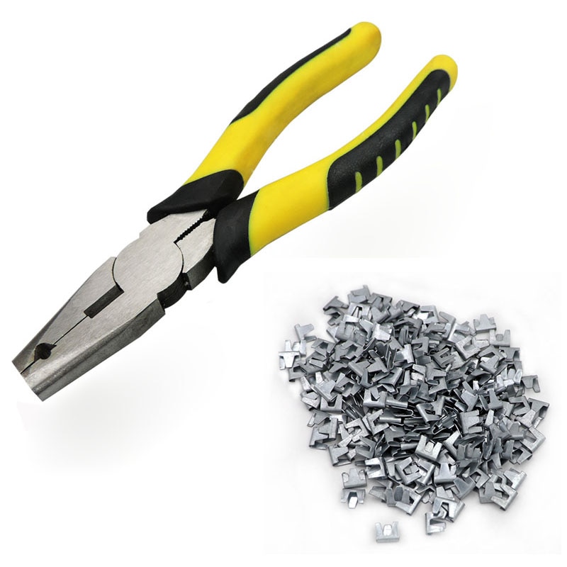 Kylling vagtel fugl kanin kæledyr bur installation og reparation værktøj fange klemmen tang bajonet søm 300 søm 1 tang