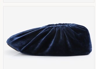 Dames En Mannen Overschoenen Winter Wasbare Schoenen Covers Indoor Bont Doek Schoeisel Pocket Voor Kinderen Recycle Gebruik Op Factory Hotel: adult navy