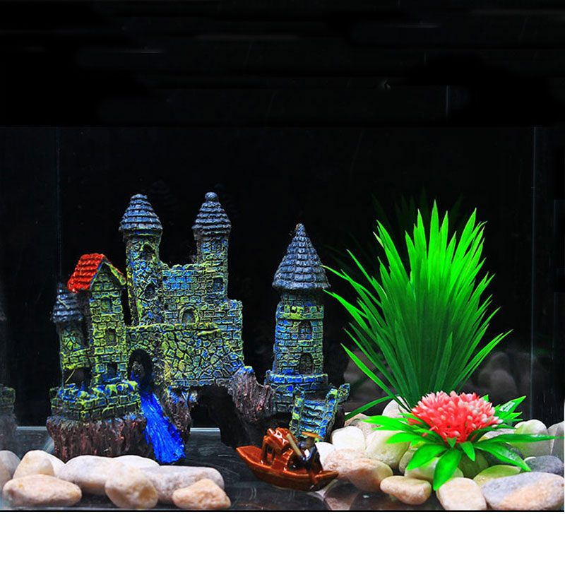 Akvarium akvarieplanter sten landskabspleje dekoration akvarium sten jord miniaturepynt