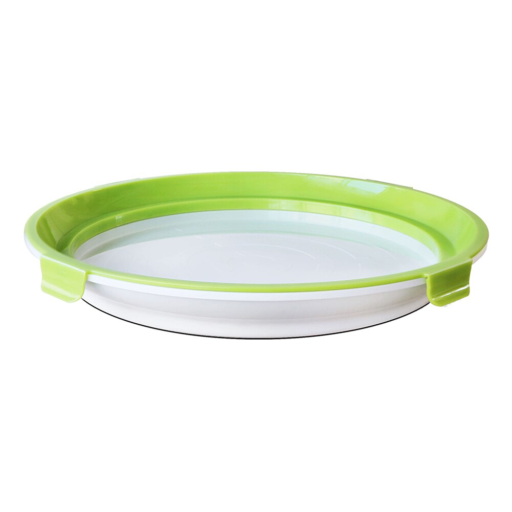 Food Preservation Tray Kitchen Refrigerator Fresh Food Keeping Spacer Storage Container Kitchen Cooking Gadgets Accessories: Green
