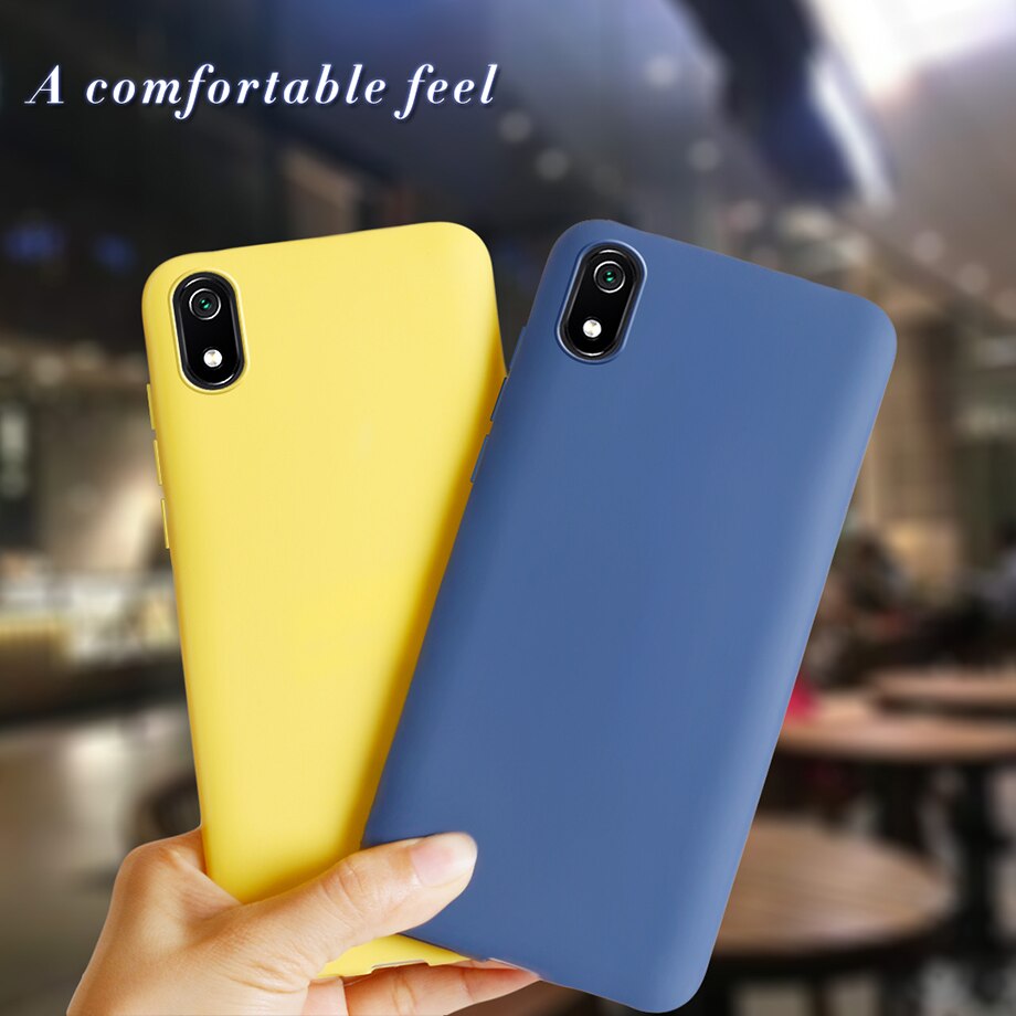 etui na telefon robić Xiaomi Redmi 9A matowy czarny pokrowiec silikonowy TPU miękkie etui tylna pokrywa dla Xiaomi Redmi 9A 9 A A9 etui Redmi9A