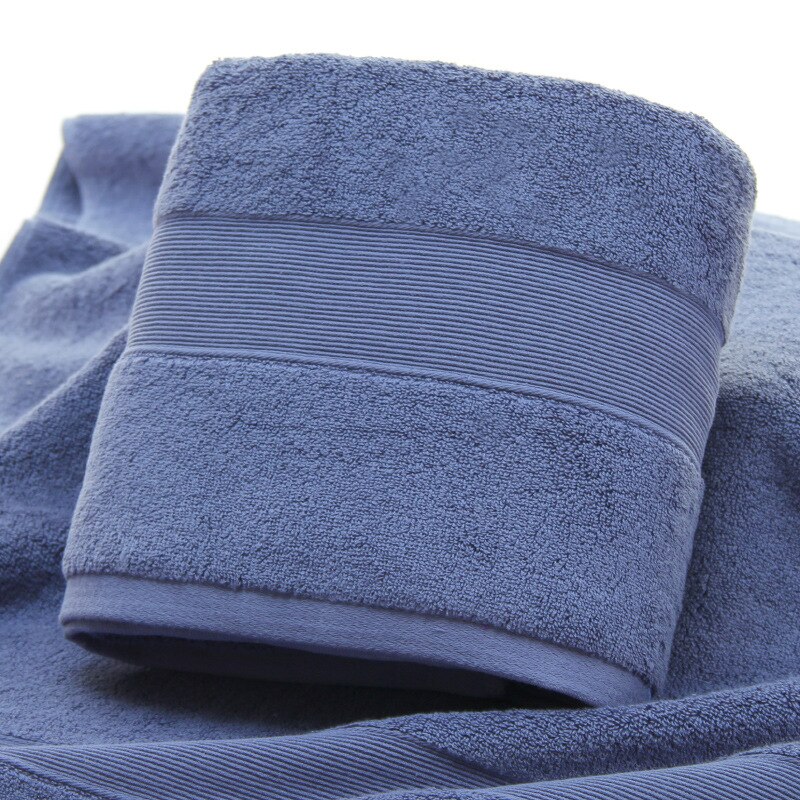 Sneldrogende Puur Katoen Verdikte 650G Voor Thuis En Comfort Grote Badhanddoek: Blue