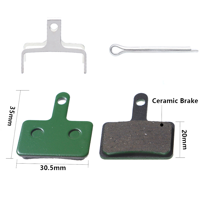 Pedal de freio a disco hidráulico de cerâmica para bicicleta 4 pares, 8 peças pastilhas de freio para shimano sram avid hayes magura acessórios de peças de ciclismo para bicicleta