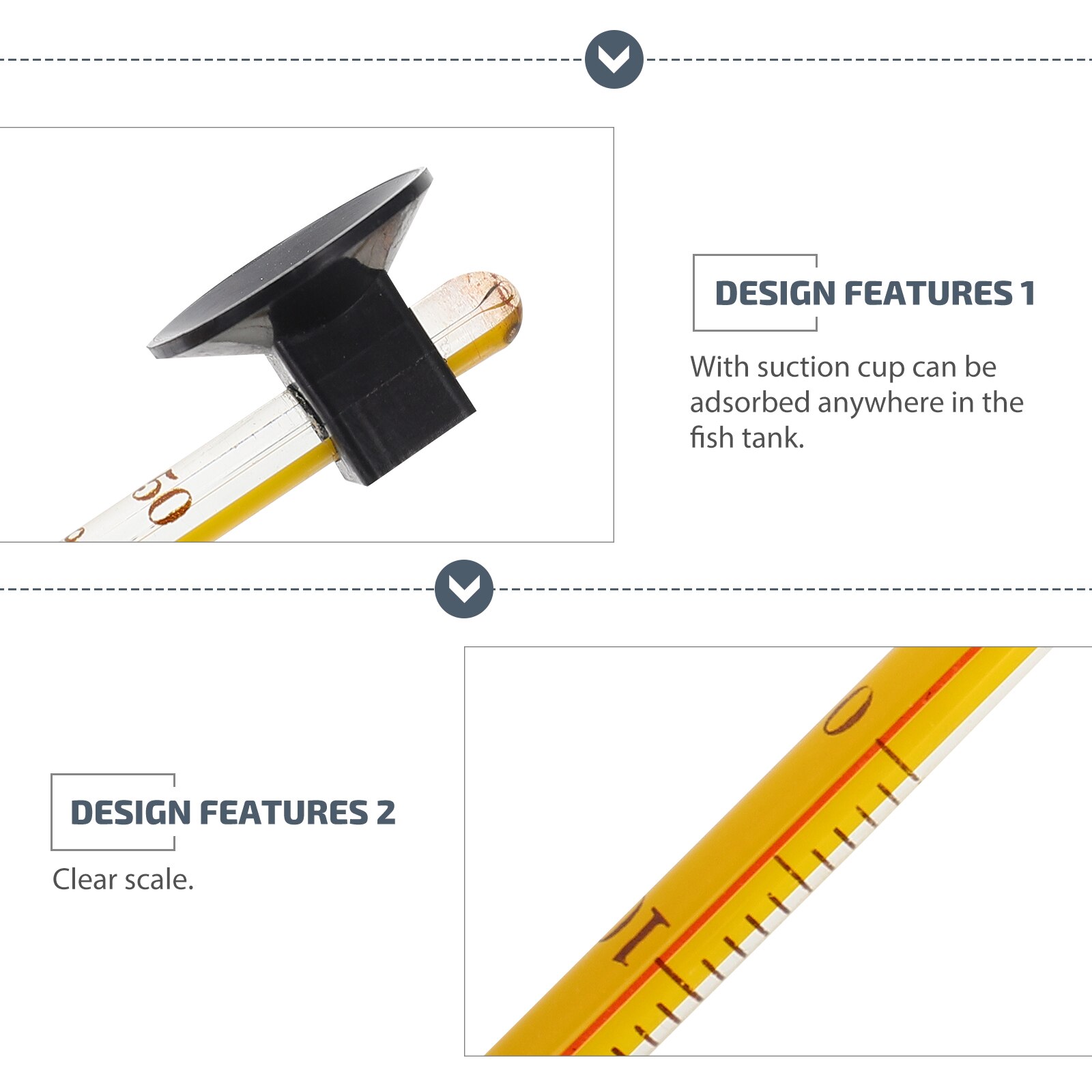 4Pcs Portable Aquarium Glass Floating for Fish Tank Aquarium Supplies