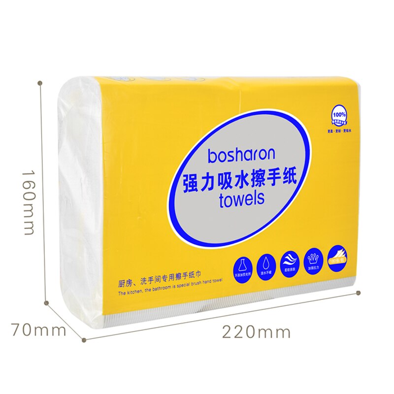 Håndpapir håndklæde dispenser vægmonteret multifold papirhåndklæder papirservietter boks til køkken badeværelse toilet aflåselig: Køkkenrulle