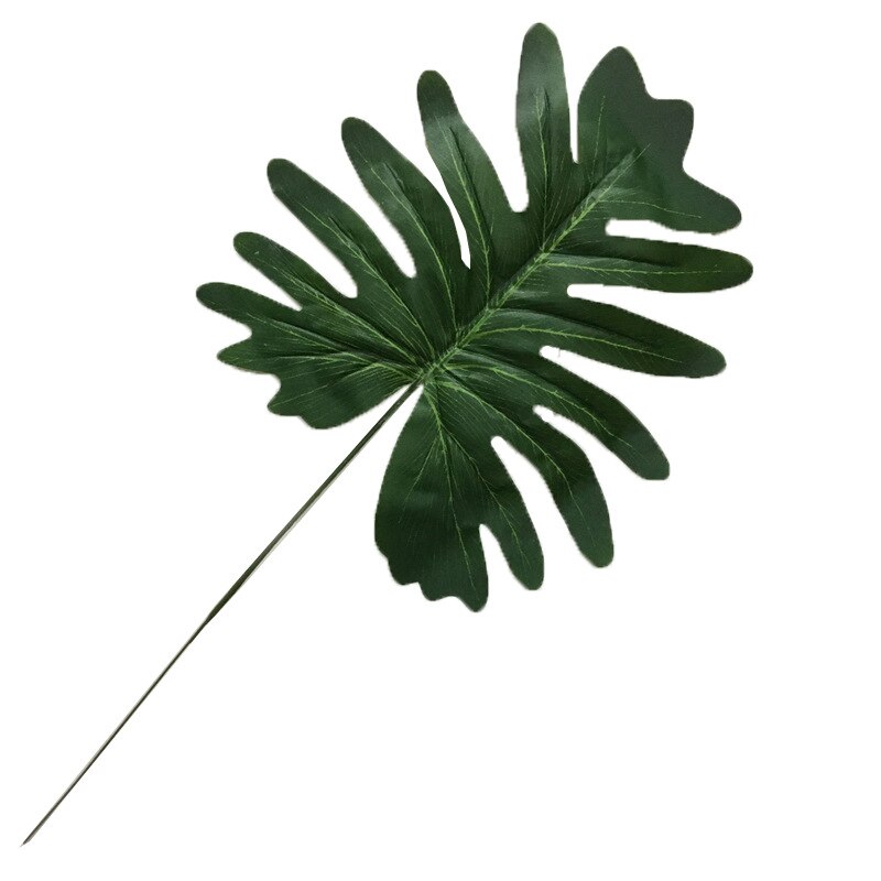 Single piece spring leaf European home decoration flower high simulation plant green plant wall canna leaf 35FP11: 01