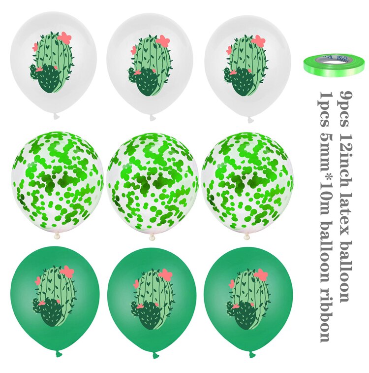 Hawaii Party Banner Balloons Aloha Happy Birthday Decorations Hawaiian Party Supplies Summer Tropical Flamingo Party Favors: 4