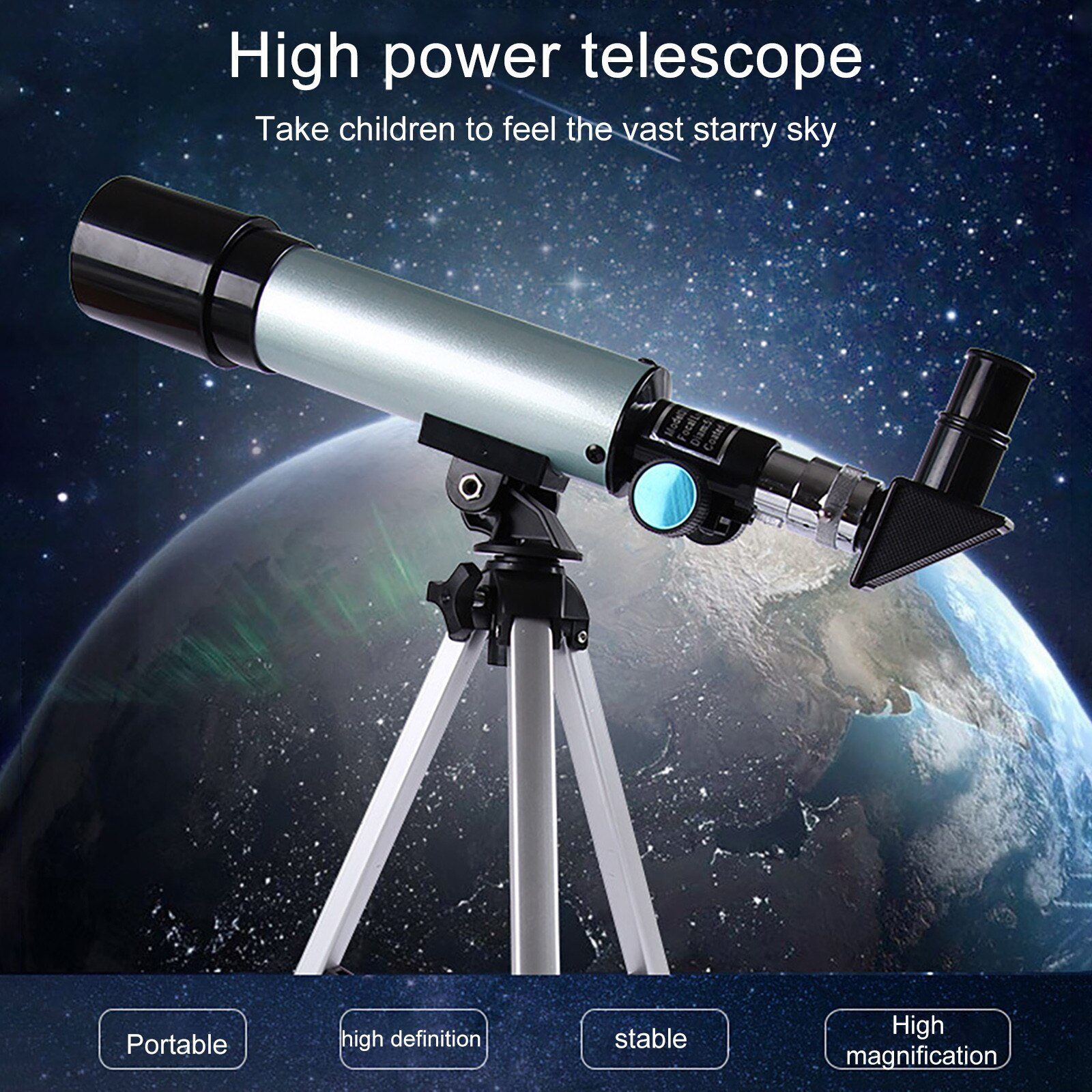 Telescoop Professionele Astronomische Reflector Telescoop Zoom Hd Outdoor Monoculaire Space Met Statief Cz Krachtige Monoculaire