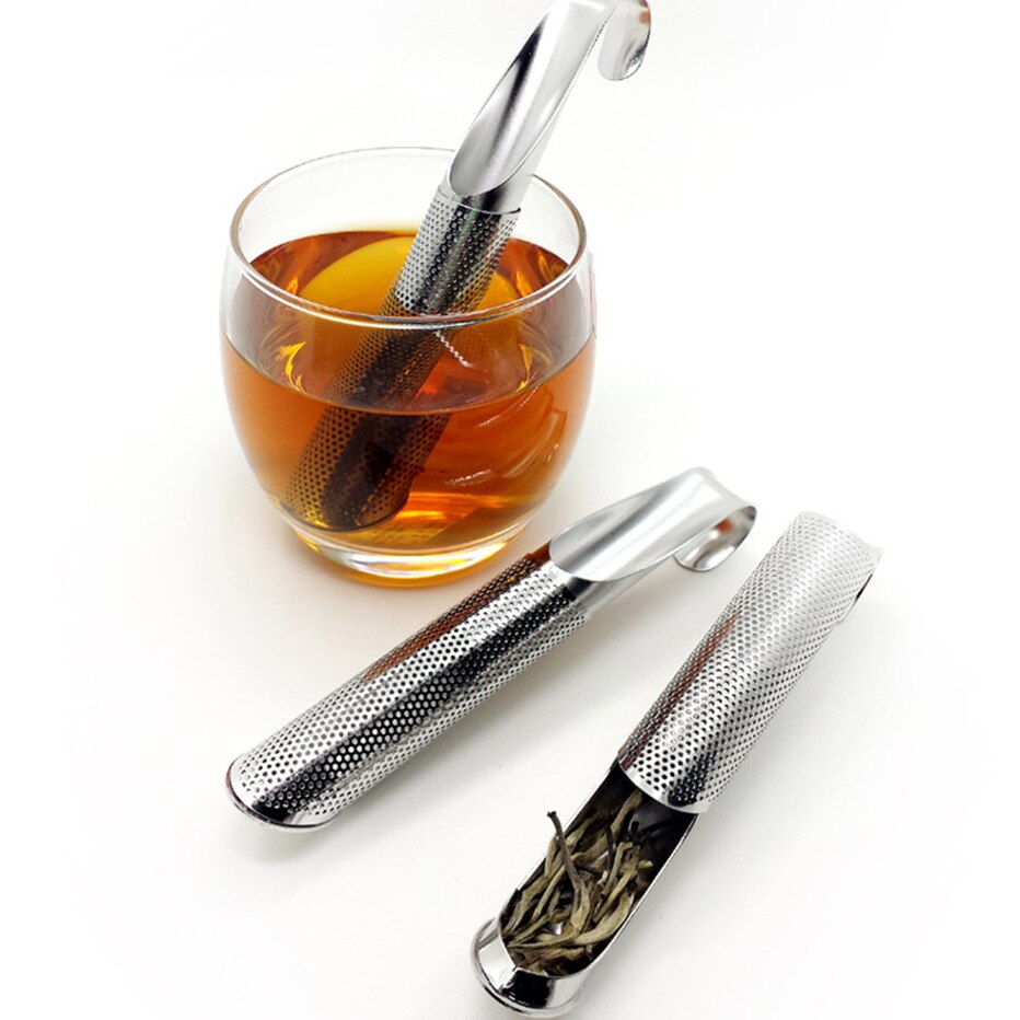 Basedidea te si røgrør form te infuser rustfrit stål hængende te filter rør produkt: te rør