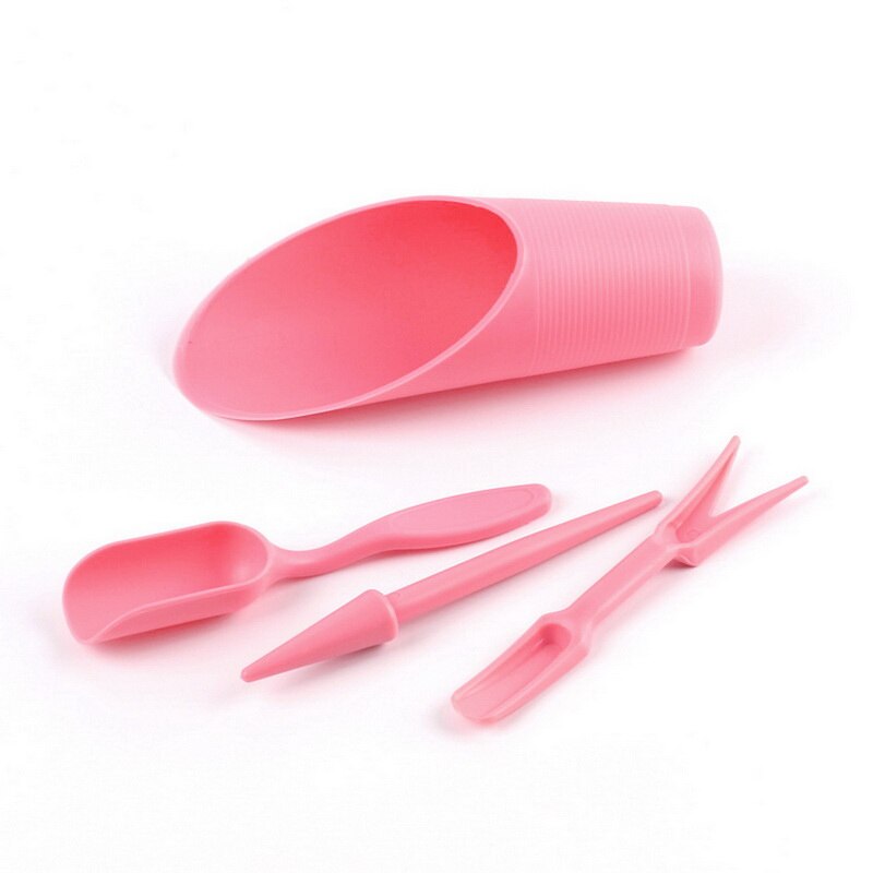 Schep, Lepel, Emmer, Schop, Zaailing Verwijderen, Puncher, Vlezige Tool Set, planting En Tuingereedschap-1 Set: pink