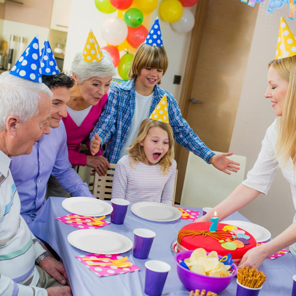 50 stuks wegwerp dinerborden verjaardag bbq feest afbreekbaar composteerbaar milieuvriendelijk wegwerp suikerriet papieren borden