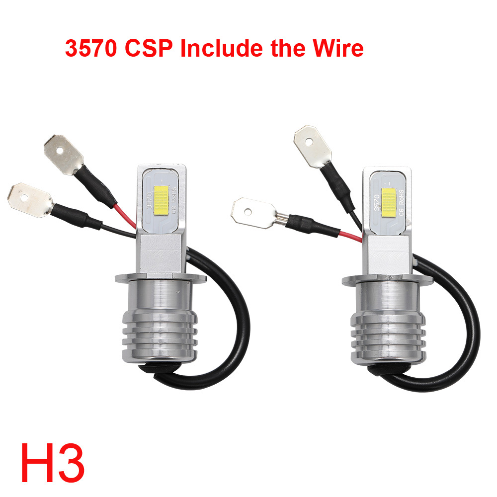 12000Lm H4 Moto H6 H7 H1 H3 H11 BA20D bombillas LED para faros delanteros de coche lente CSP blanco amarillo azul lámpara accesorios para Scooter