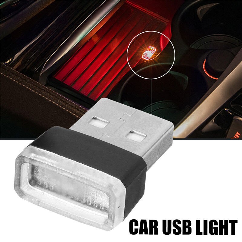7 Kleuren Auto Mini Usb Licht Led Modeling Light Flexibele Neon Omgevingslicht Auto Sfeer Decoratieve Lamp Auto Interieur Licht