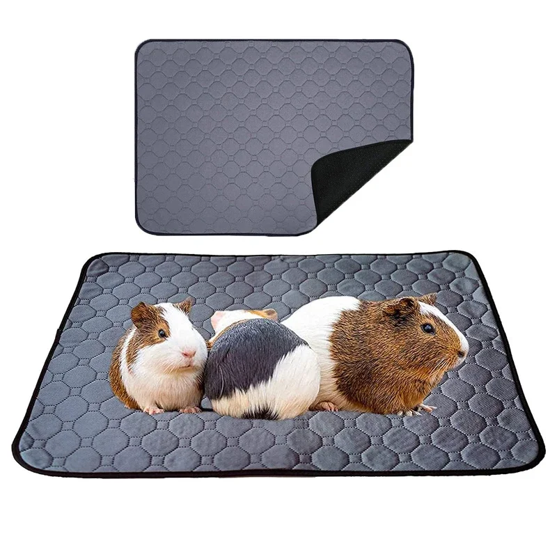 Konijn Cavia Kooi Liner Kleine Huisdier Artikelen Waterdicht Anti Slip Beddengoed Mat Zeer Absorberend Pee Pad voor Hamsters Accessoires