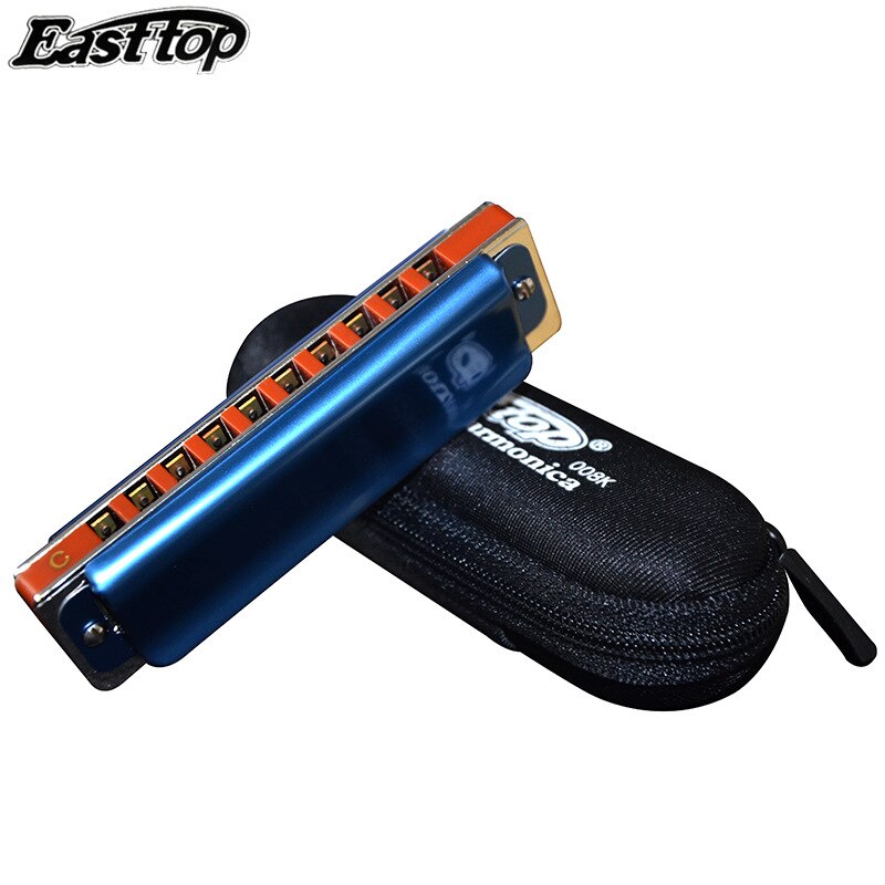Easttop T008K 10 Hole Diatonic Harmonica - Key of C - Resin Body