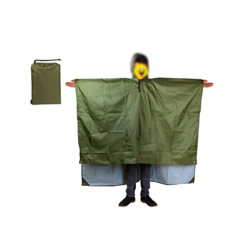 Wasserdicht Einteiliges Regen Mantel Poncho Cape Plane für Camping Wandern Multifunktionale Regen Mantel