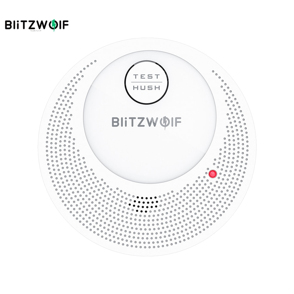 Blitzwolf BW-OS1 Stand-Alone Rookmelder Sensor Oplaadbare Anti-Branden Alarm Sensor Smart Home Security Systeem Alarm Sensor