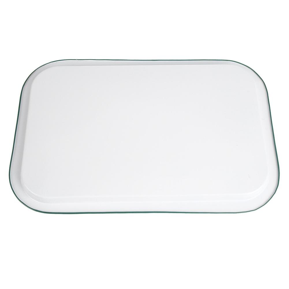 Noël étain plat Rectangle vaisselle assiette alimentaire récipient mariage boîte à déjeuner pour décor de Festival de noël